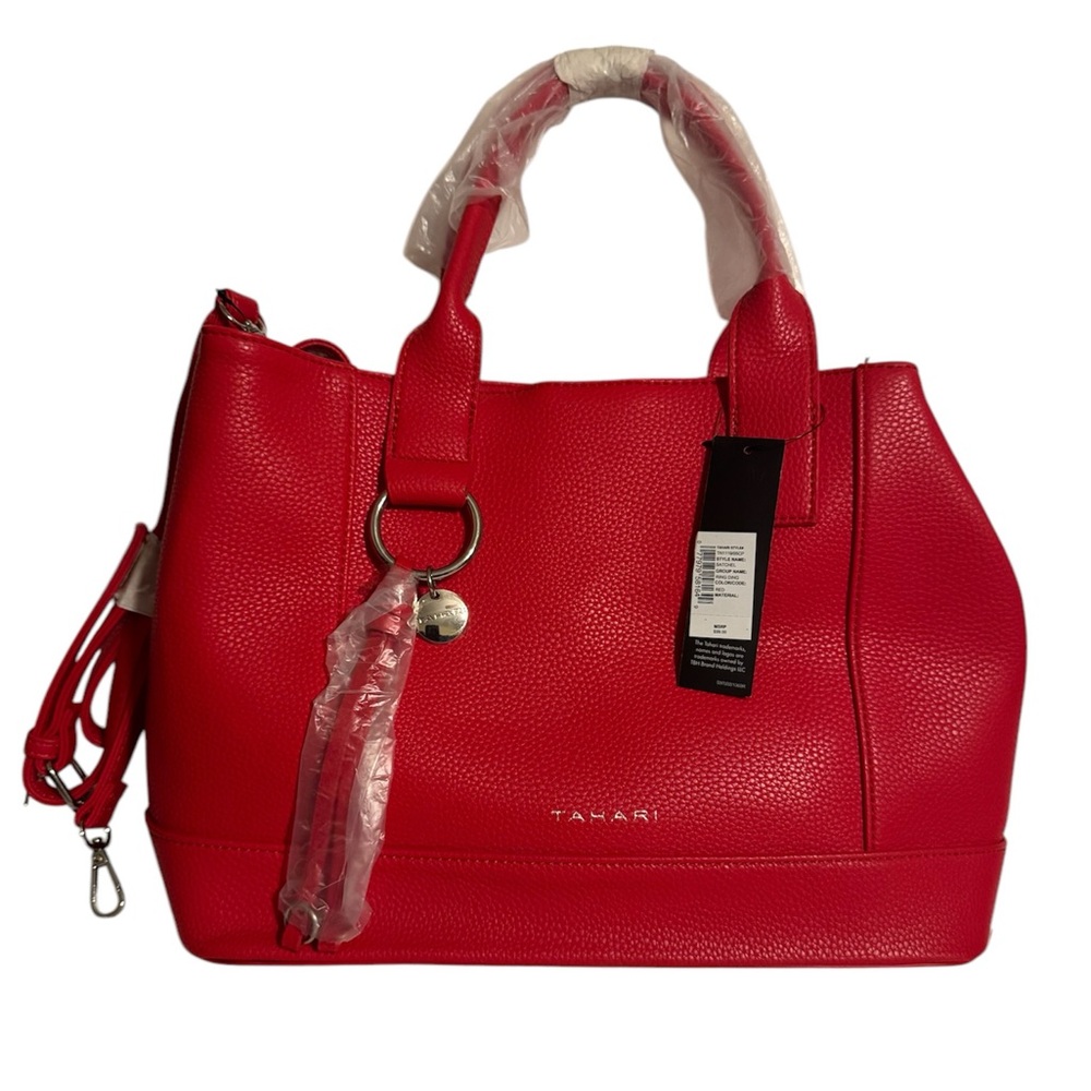 Tahari red purse